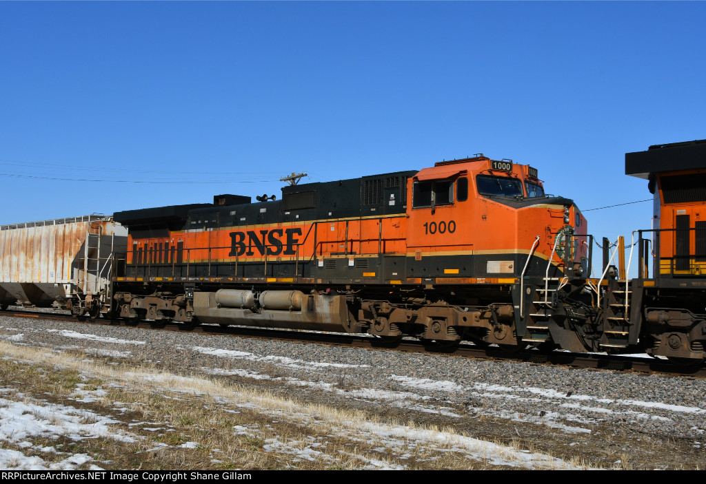 BNSF 1000 Roster shot.